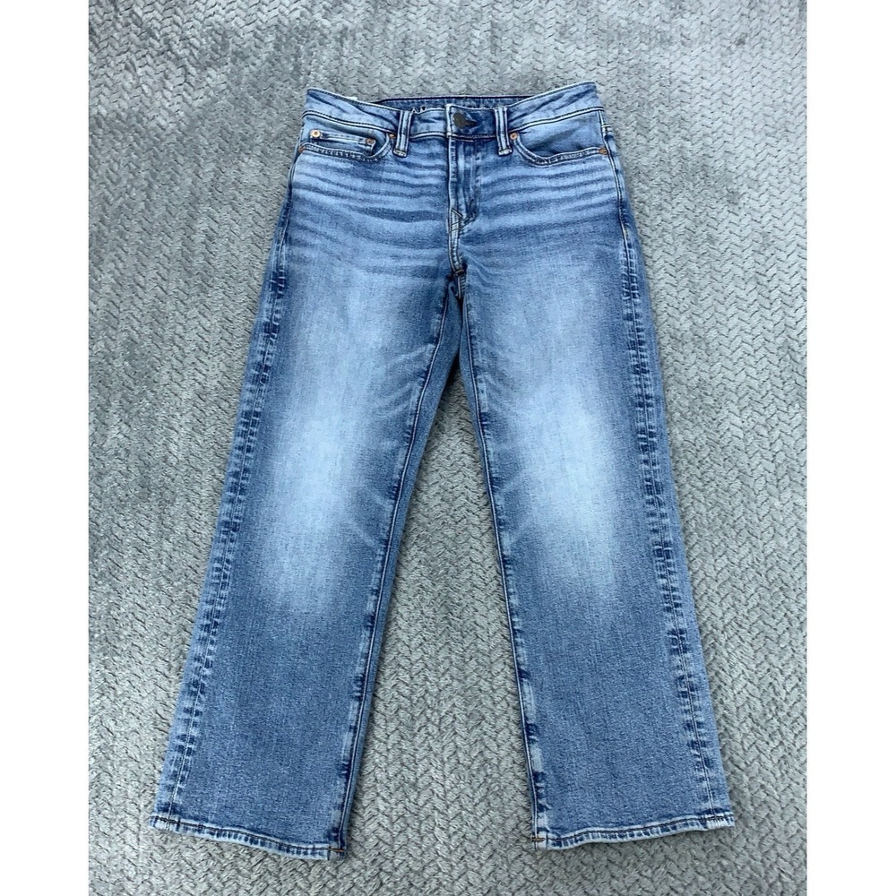 American Eagle Jeans Mens 26x28 (Fits 26x25) Blue Original Bootcut Denim Western